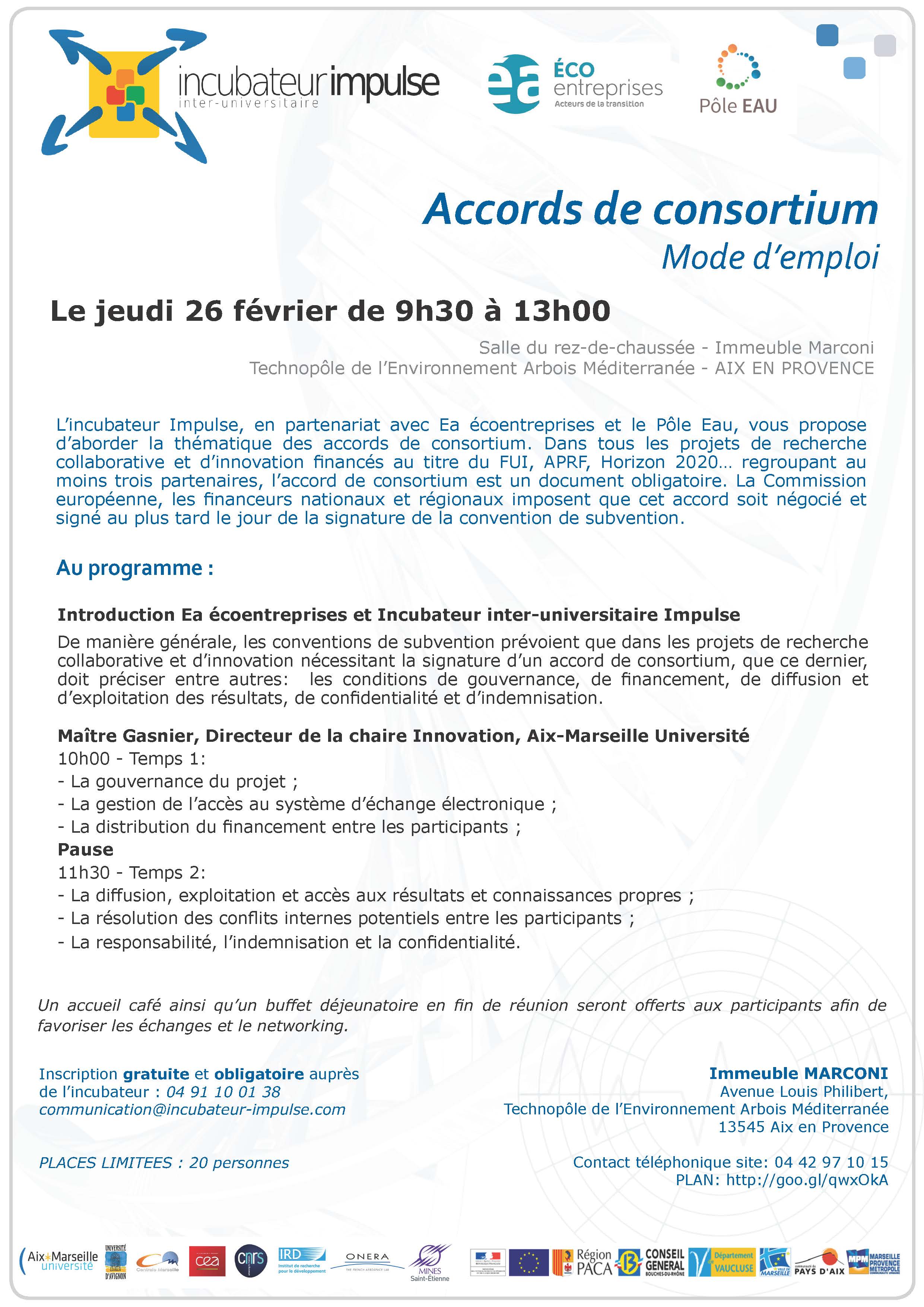 Manifestation Impulse - Accords de consortium - 26/02/2015